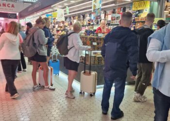 El turismo salva al Mercado Central de Valencia en los días de lluvia