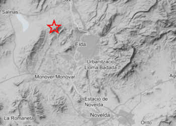 Terremoto superficial en Elda la pasada noche