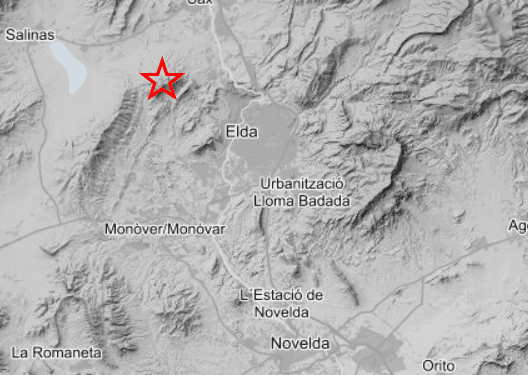 Terremoto superficial en Elda la pasada noche 1 Terremoto superficial en Elda la pasada noche