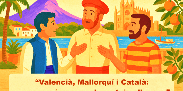 Valencians, mallorquins i catalans: germans, sí, pero no la mateixa llengua 1 Valencians, mallorquins i catalans: germans, sí, pero no la mateixa llengua
