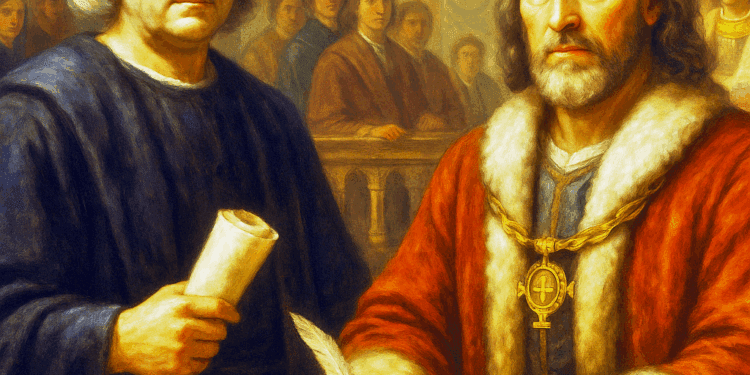 Cristòfol Colom i Lluís de Santángel: dos valencians que canviaren l’història de l'humanitat 1 Cristòfol Colom i Lluís de Santángel: dos valencians que canviaren l’història de l'humanitat