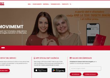 La EMT lanza una nueva web más accesible y gestiona ya el sistema MovimEMT con tarjeta bancaria