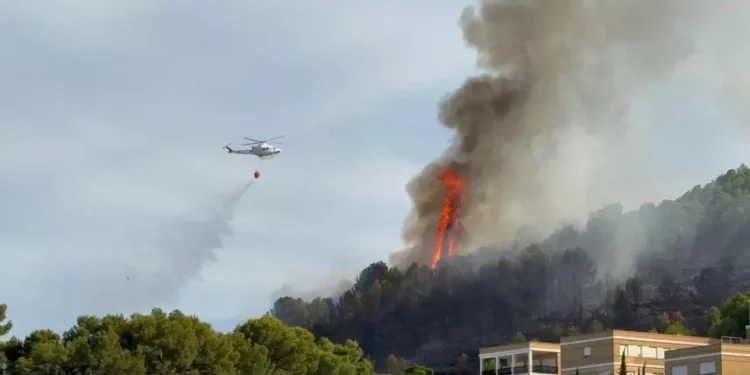 La Guardia Civil investiga el hallazgo de un cadáver calcinado en Oliva