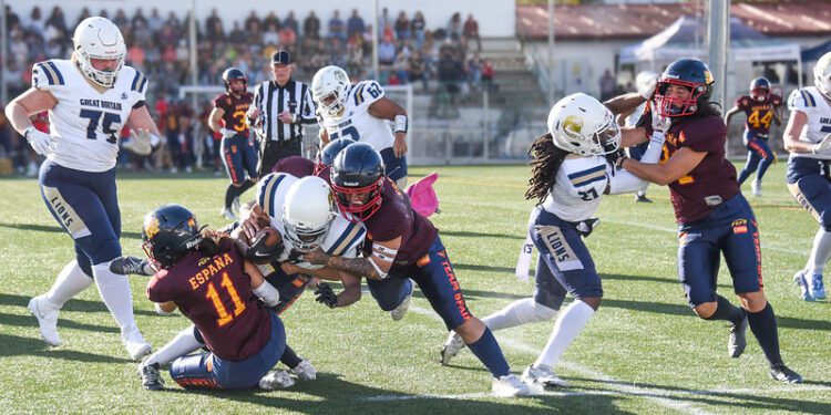 Fútbol americano femenino: España firma una remontada épica ante Gran Bretaña (26-22) 1 Fútbol americano femenino: España firma una remontada épica ante Gran Bretaña (26-22)
