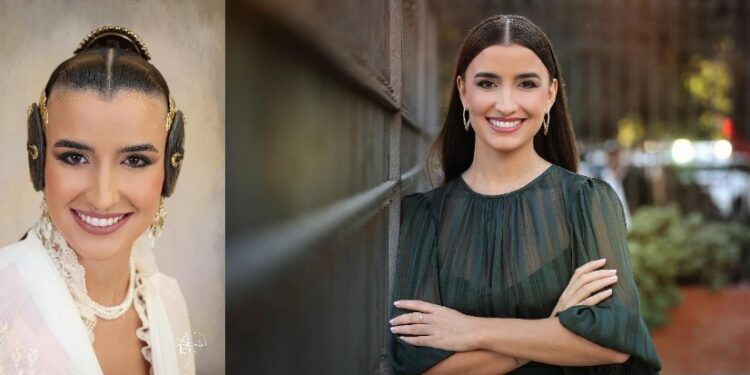 Marta Mercader y Carmen Prades, ambas del Sector La Roqueta-Arrancapins Falleres Majors de Valéncia 2026