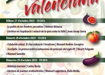 XXXIII Jornades dels Escritors en Llengua Valenciana "L'eròtica valenciana" 14 XXXIII Jornades dels Escritors en Llengua Valenciana "L'eròtica valenciana"