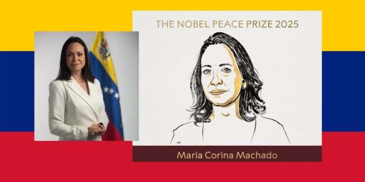 María Corina Machado, Nobel de la Paz 2025: un reconocimiento al valor frente a la tiranía 1 María Corina Machado, Nobel de la Paz 2025: un reconocimiento al valor frente a la tiranía