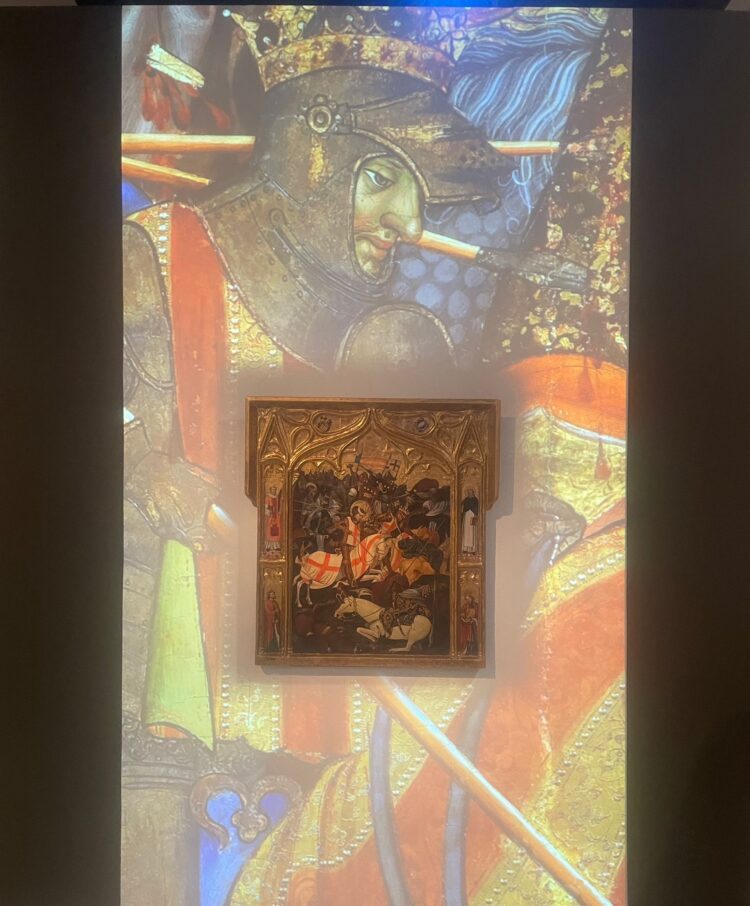 L’Insigne Capítul de El Centenar de la Ploma en l’inauguració de l’exposició “Jaume I el Naiximent d’un Poble” en la Diputació de Valéncia