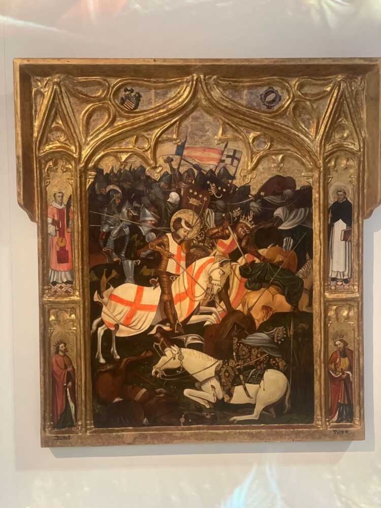 L’Insigne Capítul de El Centenar de la Ploma en l’inauguració de l’exposició “Jaume I el Naiximent d’un Poble” en la Diputació de Valéncia