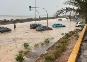Zonas de Alicante y Elche se inundan esta tarde por lluvias de intensidad torrencial 3 Zonas de Alicante y Elche se inundan esta tarde por lluvias de intensidad torrencial