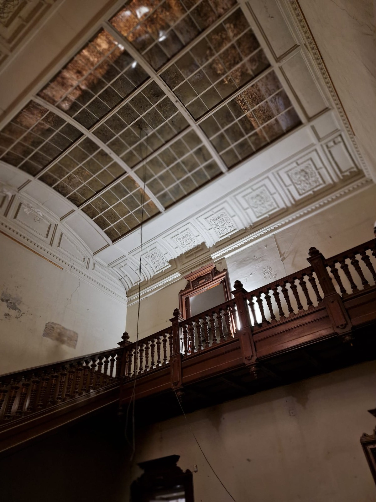 El Ayuntamiento acomete obras de apuntalamiento, refuerzo y tapiado en el interior del Palau dels Marquesos de Montortal