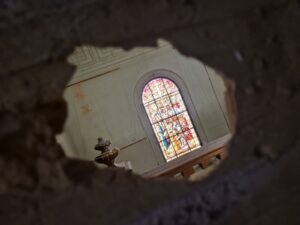 El Ayuntamiento acomete obras de apuntalamiento, refuerzo y tapiado en el interior del Palau dels Marquesos de Montortal