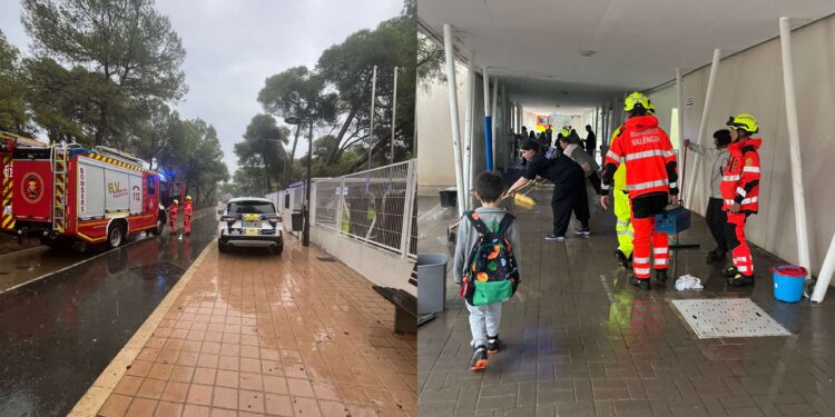 Cierre esta tarde de los centros escolares del Saler y Pinedo