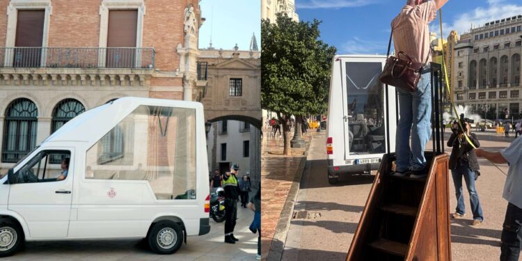 El Ajuntament de Valéncia ante la previsión de lluvias para el 9 d'Octubre prepara el Senyera-móvil