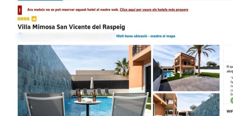 El Ayuntamiento de Sant Vicent del Raspeig prohíbe el uso de una vivienda como alojamiento turístico 1 d20d52fd 1210 4fe8 9943 d46669688842 16 9 aspect ratio 1600w 0 scaled 1