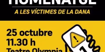 El Teatro Olympia acogerá un homenaje ciudadano a las víctimas de la dana el 25 de octubre