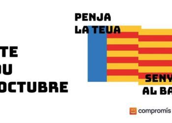 Compromís relanza la campaña #SenyeraAlBalco para “unir a los valencianos frente a la crispación política”