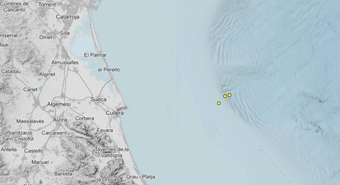 Tres pequeños terremotos sacuden el golfo de Valencia durante la madrugada del viernes 1 fotonoticia 20251010111146 690
