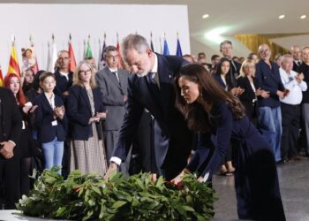 reyes acto homenaje victimas DANA 20251029 14