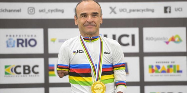 Ricardo Ten conquista su tercer maillot arcoíris en el Mundial de Pista Paralímpico
