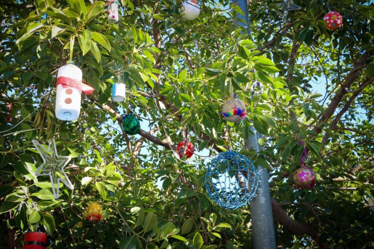 144 alumnos de Torrent elaboran los adornos navideños para los ficus de la Avenida Al Vedat