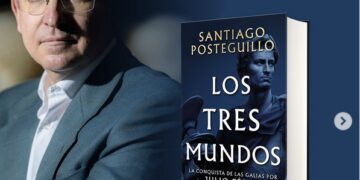 Santiago Posteguillo presenta su nueva novela Los Tres mundos en Valencia