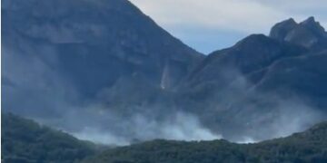 Incendio forestal declarado en Callosa d'En Sarrià: movilizados más de una decena de efectivos para contener las llamas en zona de vegetación