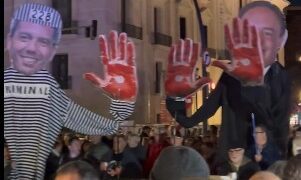 Más de 1.000 personas en la nueva manifestación contra Mazón y el Consell de ayer