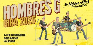 Hombres G traerá su gira “Los Mejores Años de Nuestra Vida 2026” a Roig Arena el 14 de noviembre