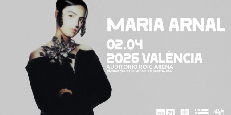 María Arnal actuará en el Auditorio Roig Arena el 2 de abril