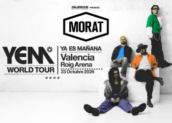 Morat presentará su disco “Ya es mañana” en Roig Arena el 23 de octubre de 2026