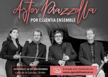 Concierto Homenaje a Astor Piazzolla por Essentia Ensemble en la Casa de la Cultura de Finestrat