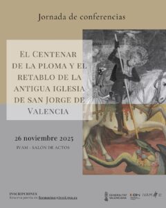 El IVCR+i organiza una jornada sobre el Retablo del Centenar de la Ploma