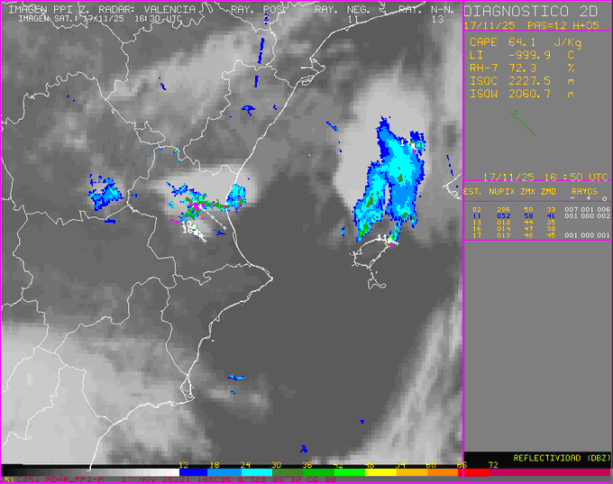 Fuertes tormentas acompañadas de aparato eléctrico descargan en el área metropolitana de Valencia 3 G5 OCqsW4AAmY6R
