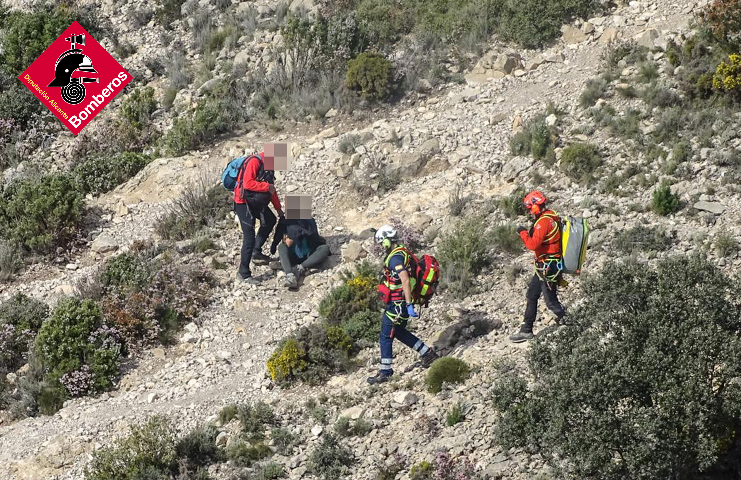 Triple rescate del Grupo de Rescate del Consorcio Provincial de Bomberos de Alicante en una sola jornada 2 G50 J6KXMAACZ0e