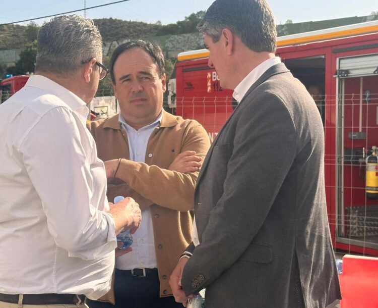 Incendio en las obras de ampliación del Hospital Marina Baixa en La Vila Joyosa