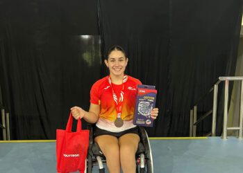 Maya Alcaide logra la medalla de bronce en el Indonesia Parabadminton International