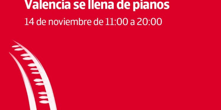 Valencia convierte ocho plazas en escenario musical con “Tu ciudad se llena de pianos”