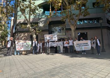 Los médicos valencianos vuelven a concentrarse ante la Consellería de Sanitat 27 Los médicos valencianos vuelven a concentrarse ante la Consellería de Sanitat