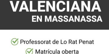 Lo Rat Penat impartirà cursos de llengua valenciana en Massanassa