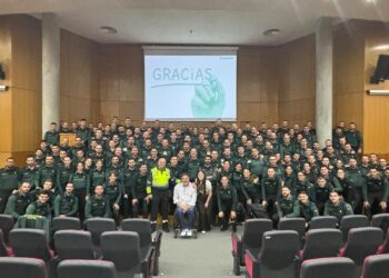 Federación Nacional ASPAYM imparte una charla sobre víctimas de siniestros viales en la Escuela de Tráfico de la Guardia Civil