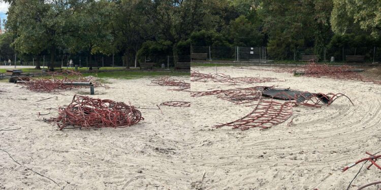 Desmantelan el icónico Parque de la Araña en el Jardín del Turia después de dos años cerrado 1 Desmantelan el icónico Parque de la Araña en el Jardín del Turia después de dos años cerrado