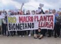 Manifestación en Llíria contra la planta de biometano prevista junto a Casinos
