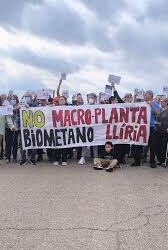 Manifestación en Llíria contra la planta de biometano prevista junto a Casinos