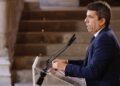 Los cambios de versión de Carlos Mazón desde la DANA hasta su dimisión en diferido: “Ya no puedo más” 11 mazon en el palau de la generalitat este lunes 16 9 aspect ratio default 1022138 da39 scaled 1