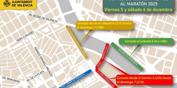 1201 Marato cortes de trafico previos