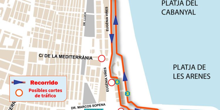 37ª edición de la 10K Pas Ras al Port este domingo en La Marina y la playa del Cabanyal