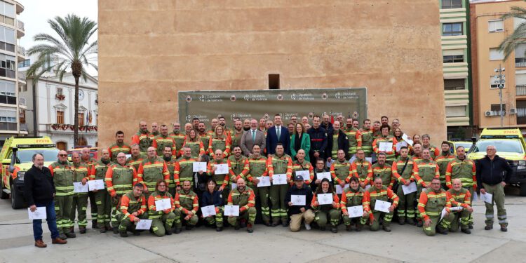 El Consorci Provincial de Bombers de Valéncia reconoce la consideración de bomberos forestales a sus brigadistas