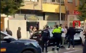 Espectacular Colisión Múltiple en la Avenida del Puerto de Valencia Termina en Pelea entre Conductores