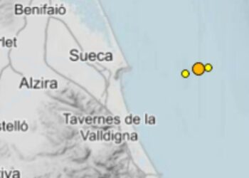 Tres terremotos hoy se han producido frente a las costas de Cullera 14 Tres terremotos hoy se han producido frente a las costas de Cullera